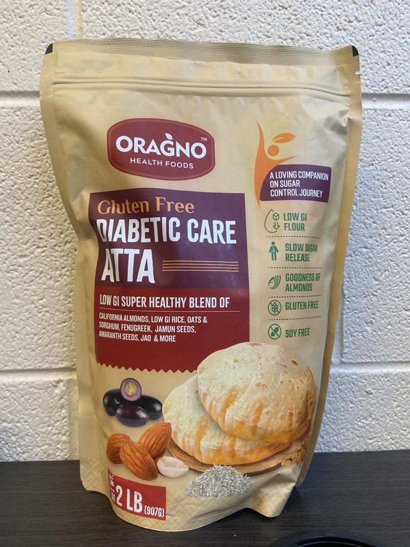 Oragno Gluten Free Diabetic Care Atta, 2lb