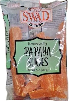 Swad Slices Papaya, 7oz