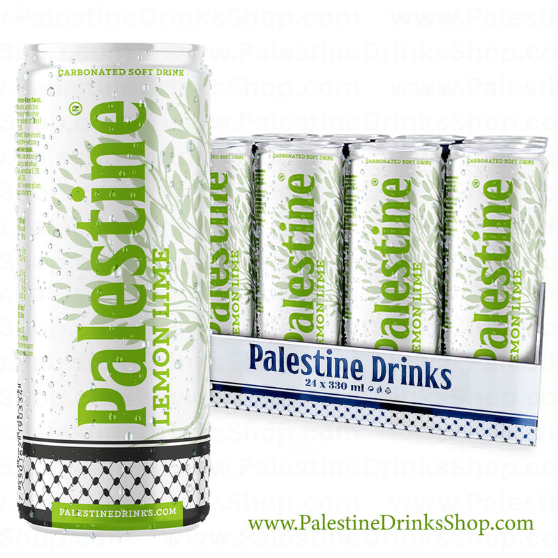 Palistine Lemon Color Palestine Lemon Lime Soda | Palestine Drink | 330ml Can