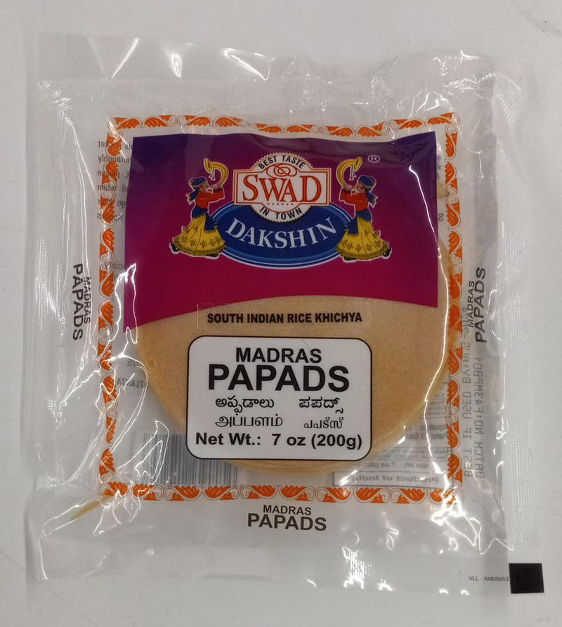 Swad Papads Madras 7oz (200g)