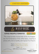 Kophee *Limited Edition* Pineapple Fermented Indian Origin Coffee, Whole Beans, Small Batch Roasted, Single Origin