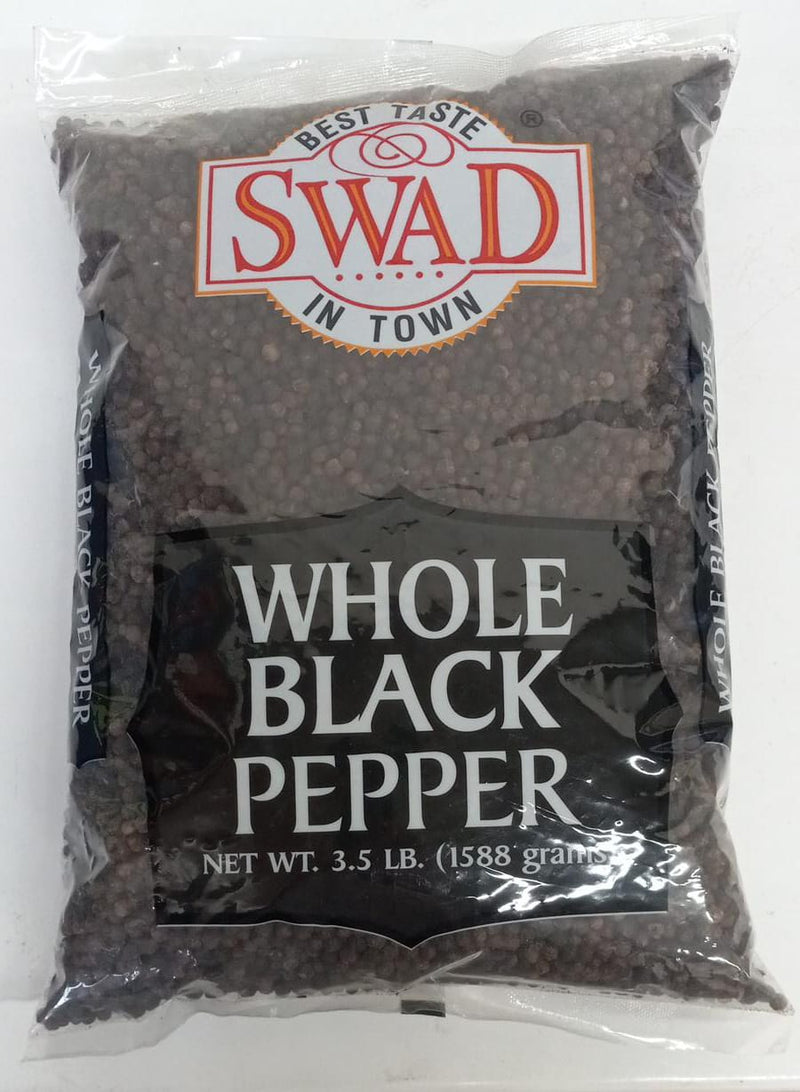 Swad Whole Black Pepper, 3.5lbs