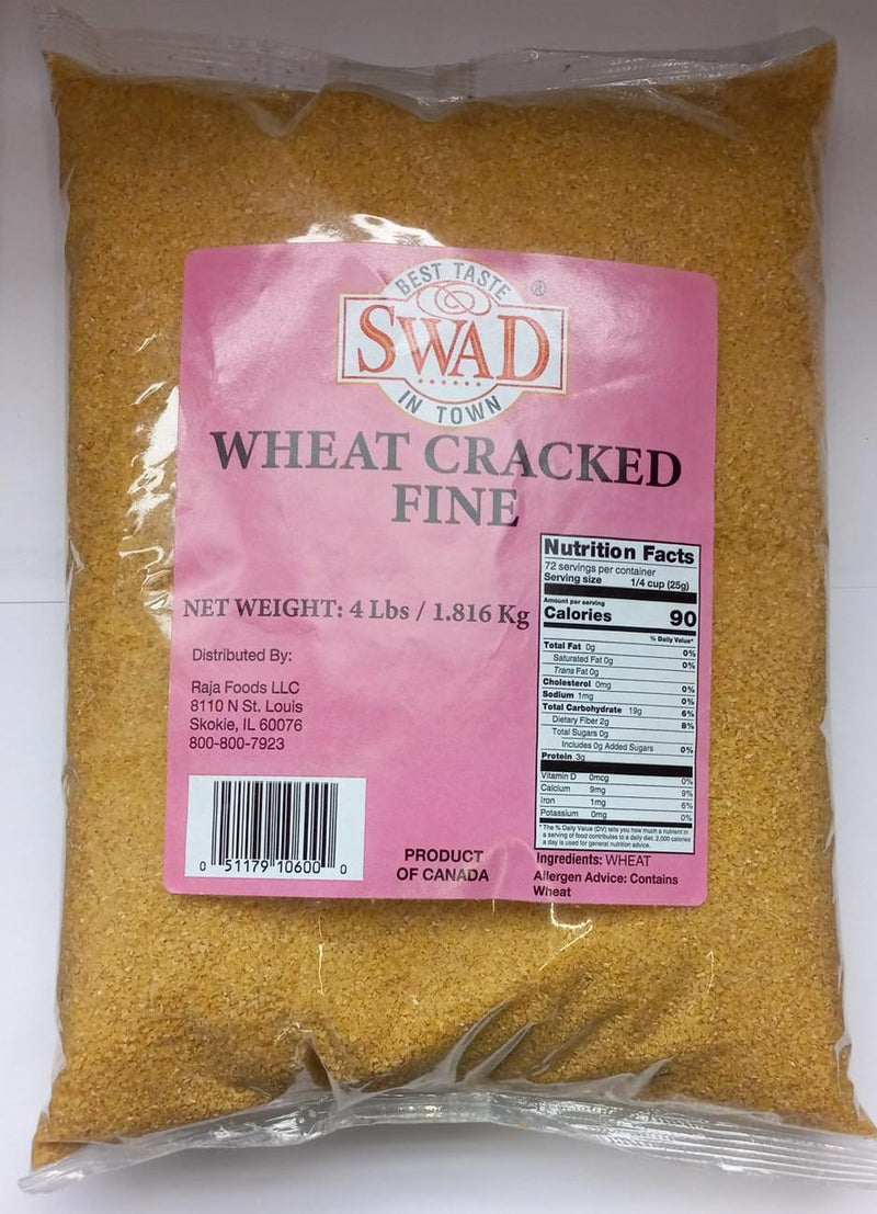 Swad Wheat Cracked Fine, 4lbs