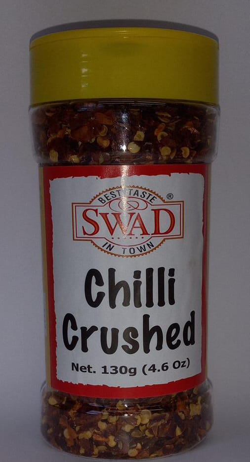 Swad Chili Crushed  130g (4.6oz) Bottle.