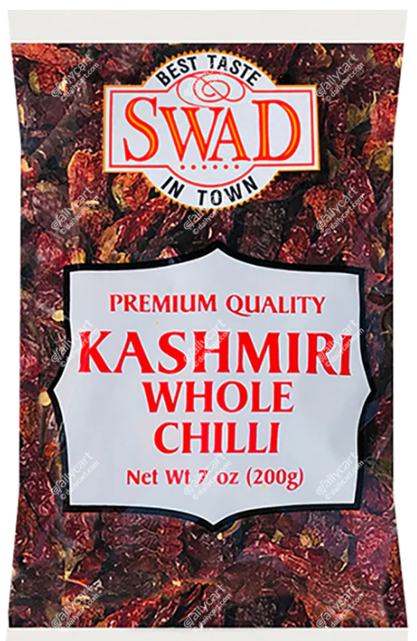 Swad Chili Whole Kashmiri 7oz (200g)