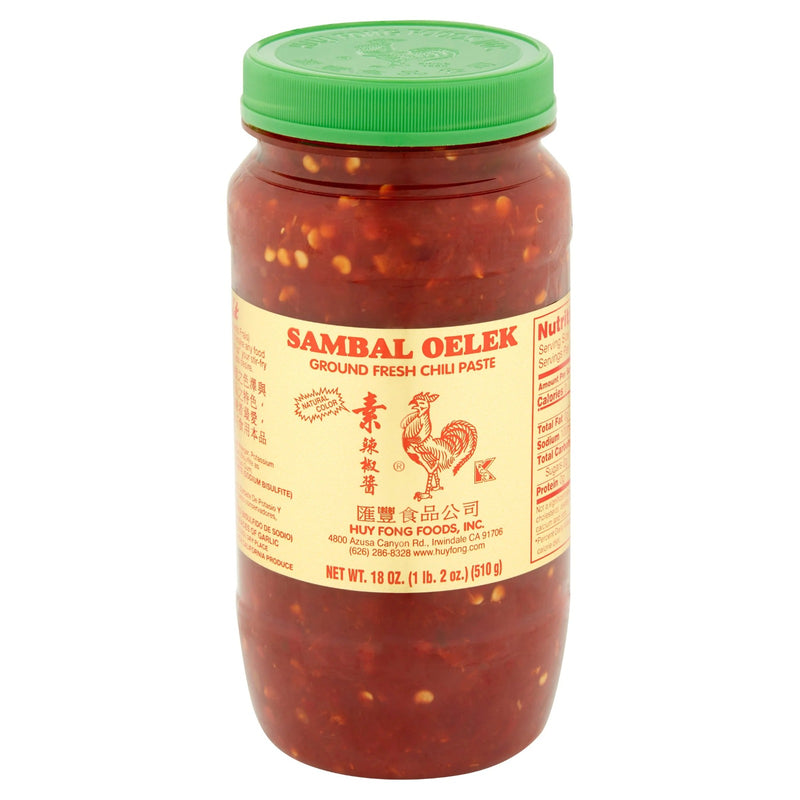 Huy Fong Sambal Oelek Chili Paste, 18oz