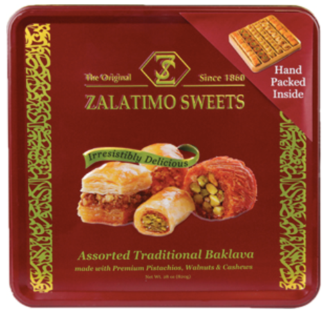 Zalatimo Assorted Baklava Sweets, 28.9oz