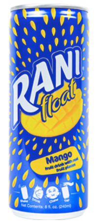 Rani Float Pulp Juice, Mango, 8 fl.oz