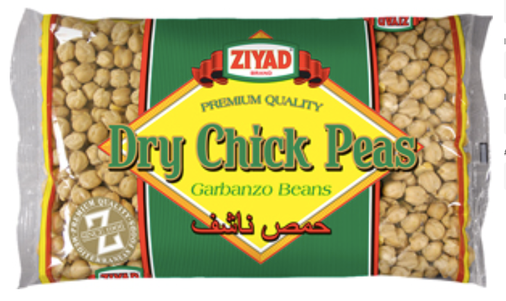 Ziyad Dry Chickpeas, Garbanzo Beans, 16oz
