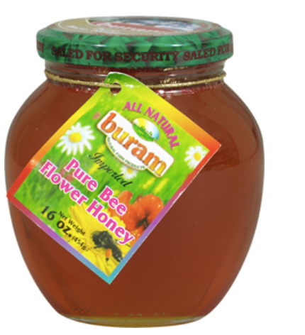 Buram Flower Honey No Comb 16oz (453g)