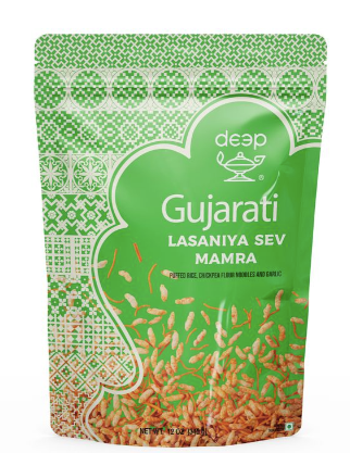 Deep Gujarati Mix Lasnia Sev Mamra, 12oz