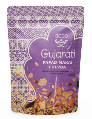 Deep Gujarati Mix Papad Makai Chevda, 12oz