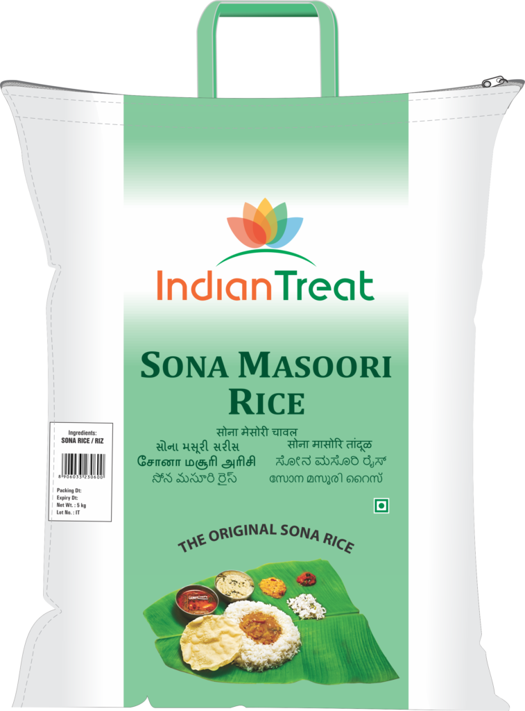 Indian Treat Sona Masoori Rice, 20-Pounds