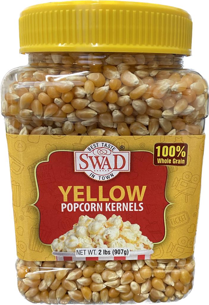 Swad Yellow Popcorn Kernels, 2lbs