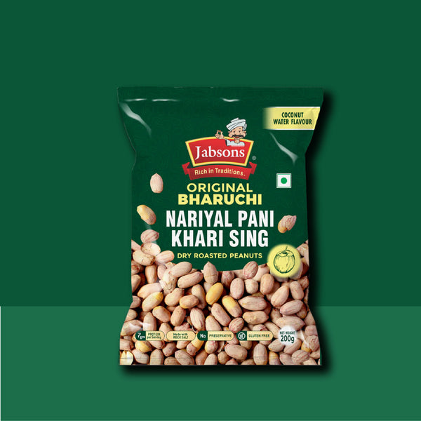 Jabsons Nariyal Pani Khari Sing, Coconut Water Sing Peanuts, 400g