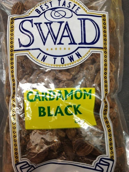 Swad Black Elcha, Black Cardamom, 3.5oz