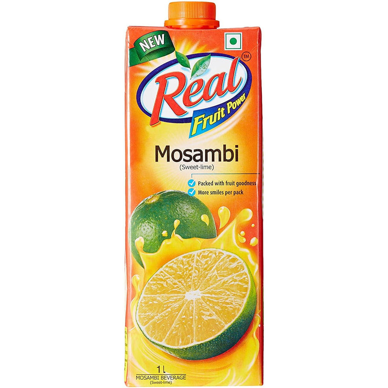 Dabur Rea Mosambi (Sweet Lime) Fruit Nectar 1 L (33.8fl) Best Before 14/02/2024