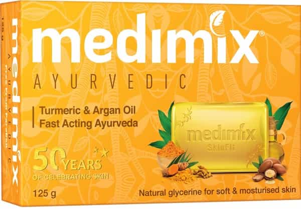 Medimix Ayurvedic Turmeric w/Argan Oil Soap, 125g