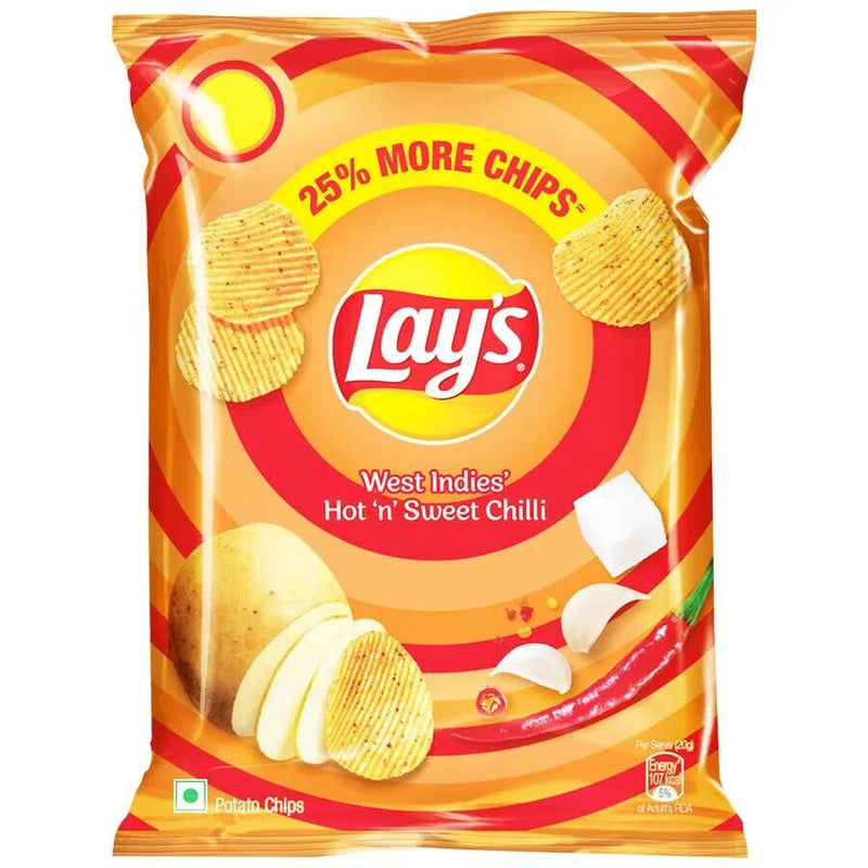 Lays India's Hot n Sweet Chilli , 1-Pack