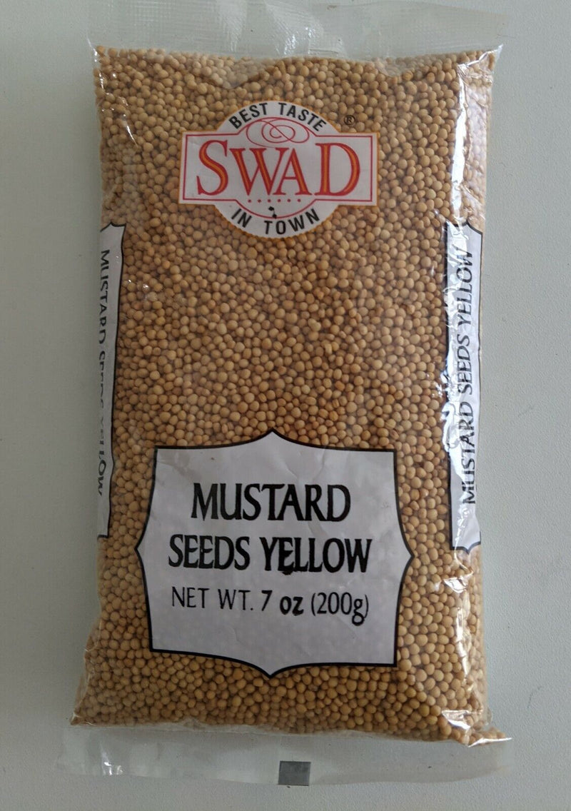 Swad Mustard Seeds Yellow, 7oz
