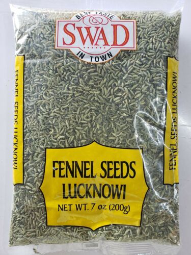 Swad Fennel Seeds, Lucknowi, 7oz