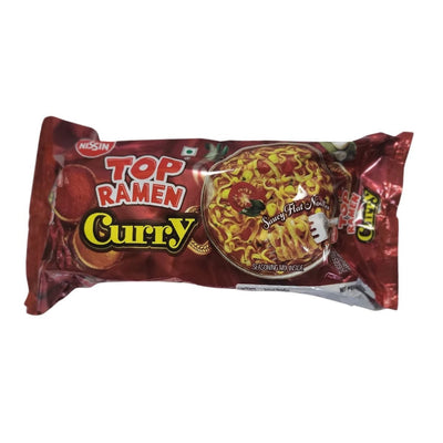 Nissin Top Ramen, Curry, 280g (Pack of 4)