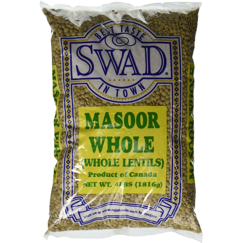 Swad Masoor Whole  (Whole Lentls)  4Lbs