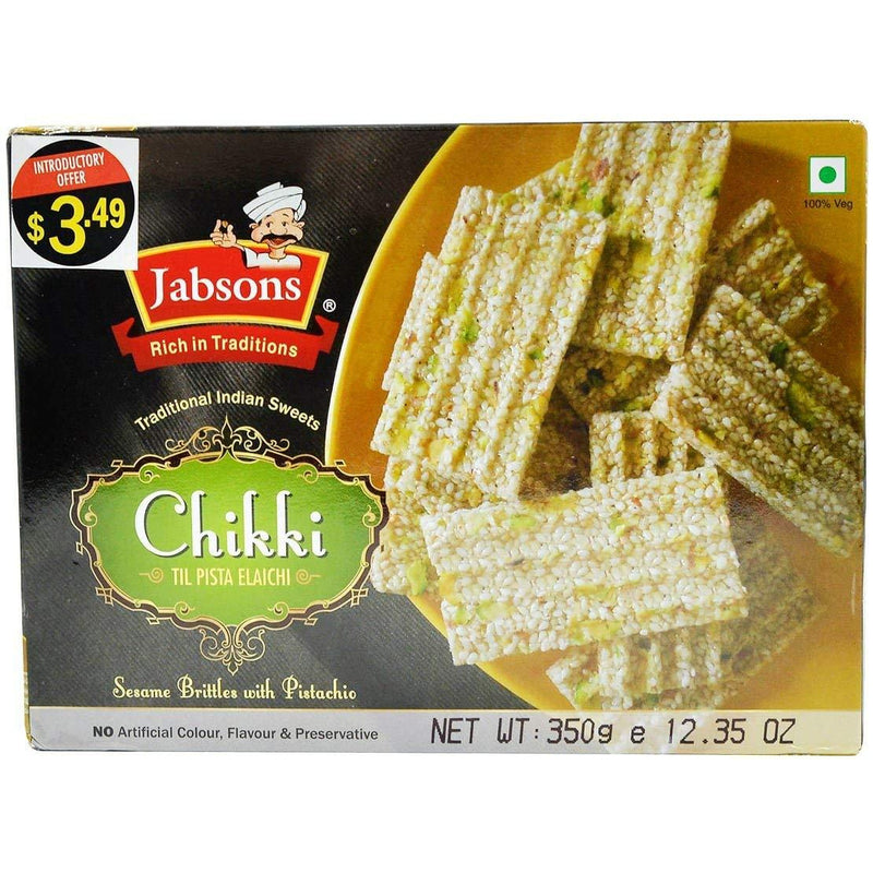 Jabsons Chikki Til Pista Elaichi, 350g