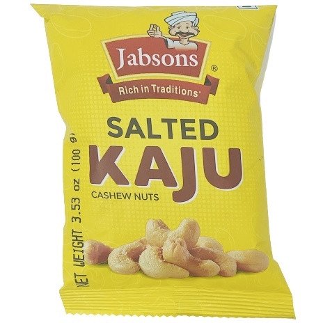 Jabsons Dryfruit Cashewnut Classic Salted, 100g
