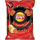 Lay's Sizzlin' Hot Potato Chips (52g) (100% Veg)