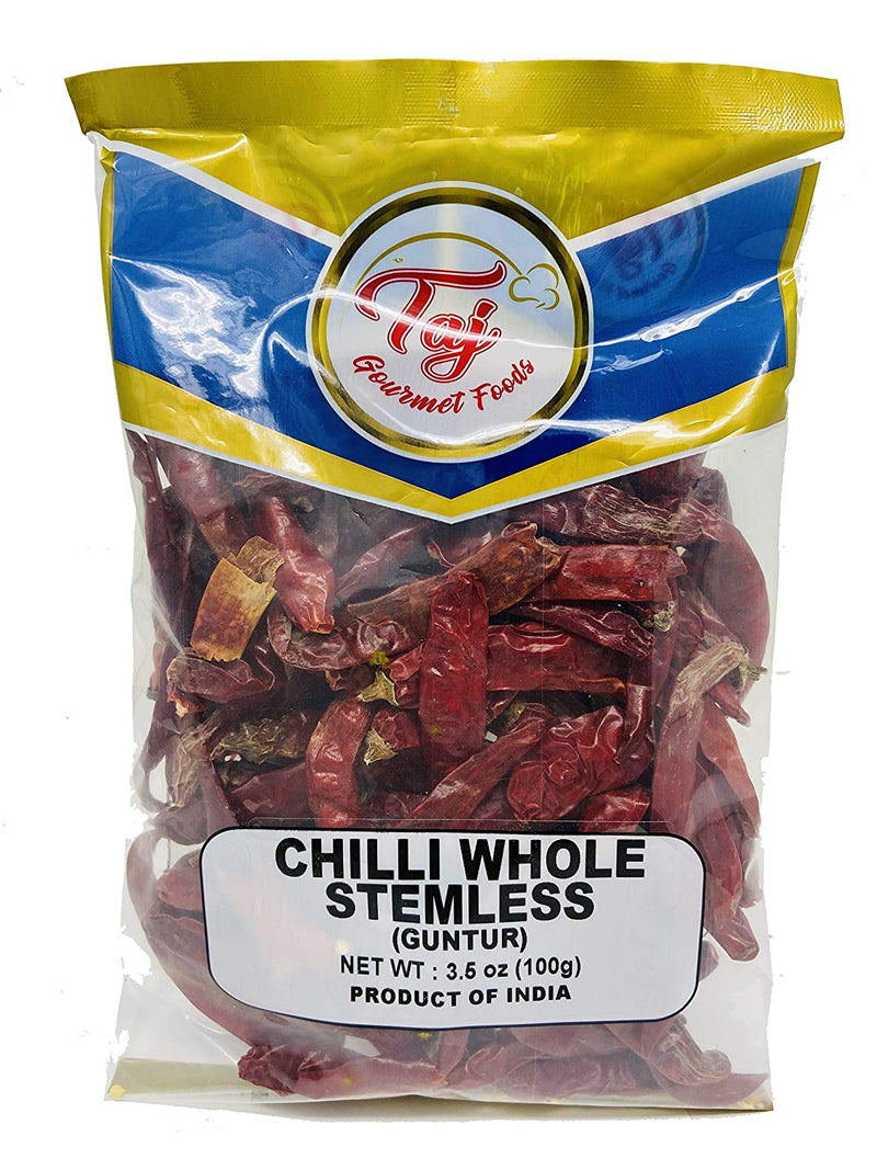 TAJ Whole Chilli (Whole Mirchi, without stem
