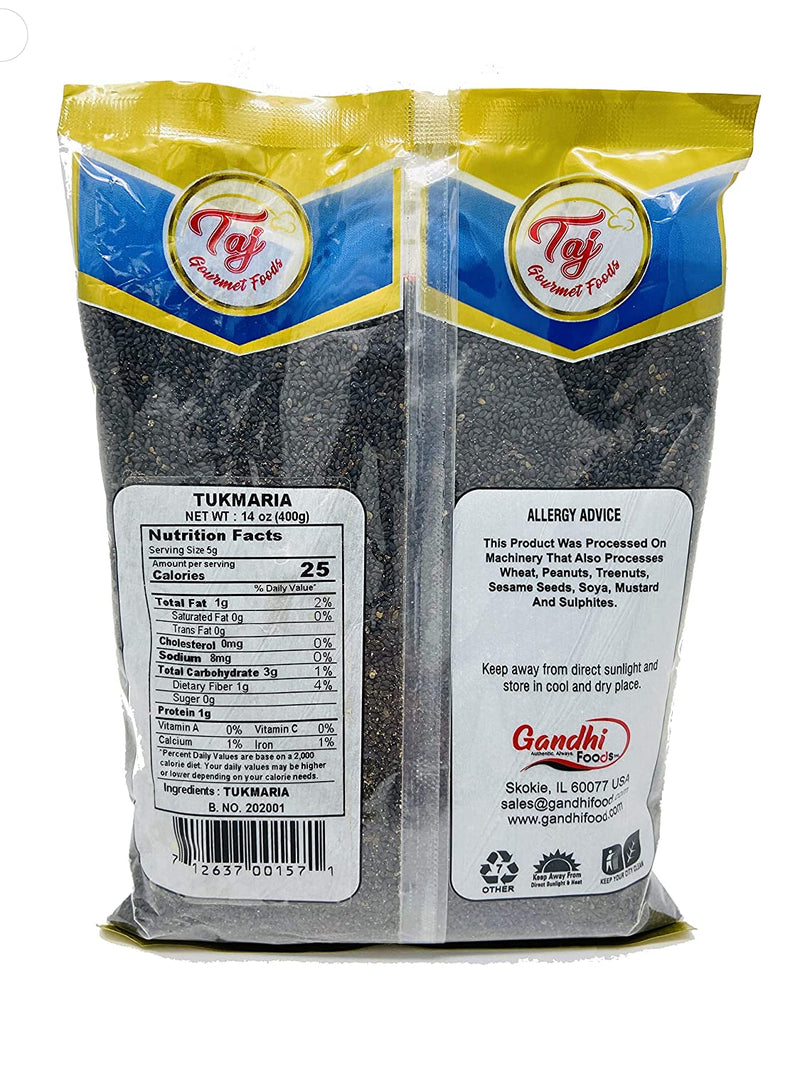 TAJ Tukmaria Seed (Sweet Basil Seeds, Tulsi Seeds )
