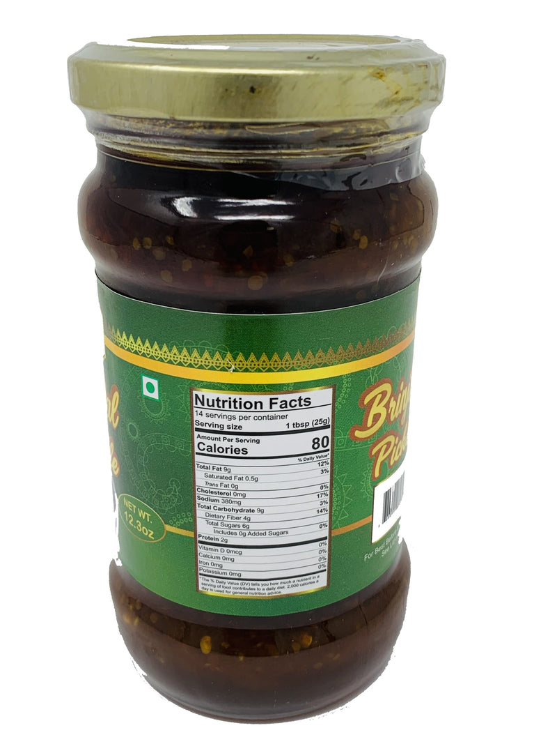 TAJ Brinjal Pickle, 350g (12.3oz)