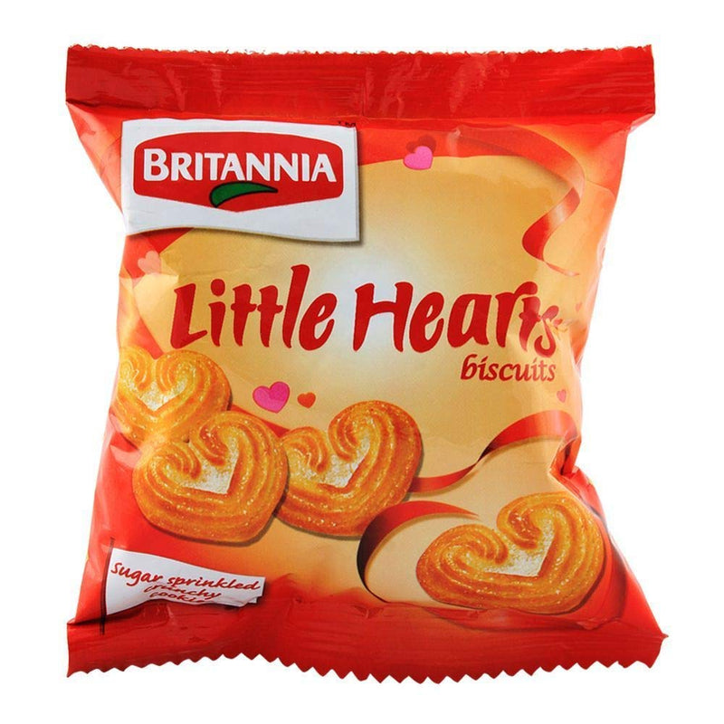 Britannia Little Hearts Biscuit Cookies, 75g
