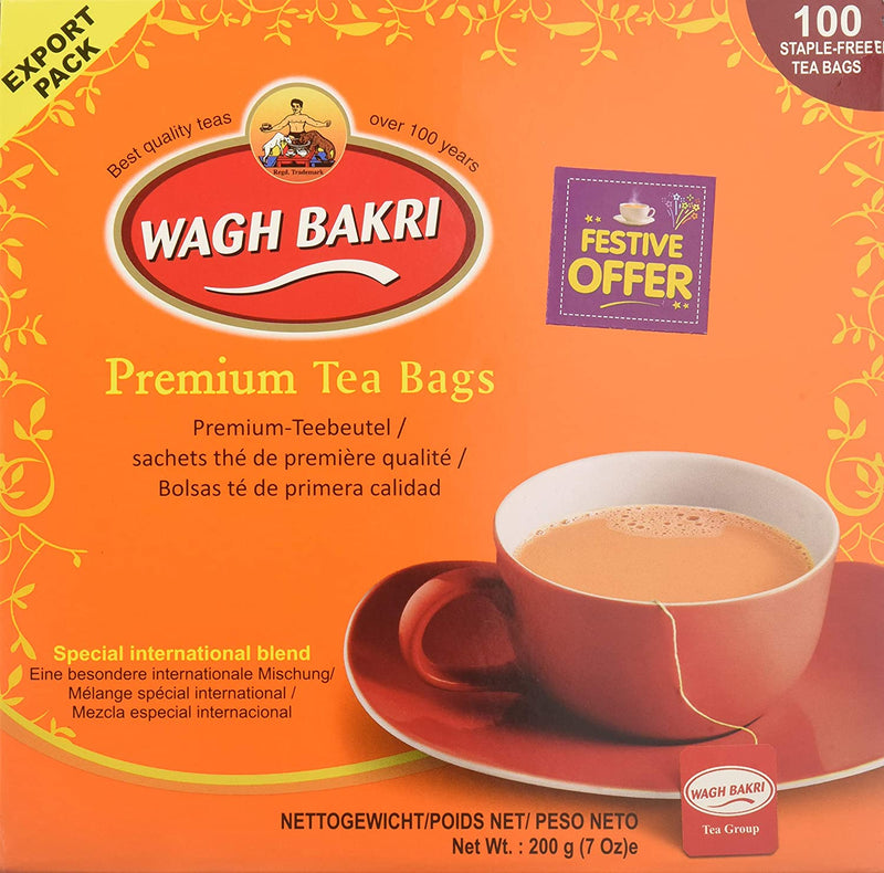 Wagh Bakri Premium Tea Bags 100 Bags