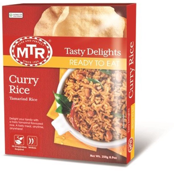 MTR Ready to Eat - Curry Rice 8.82oz (250g)