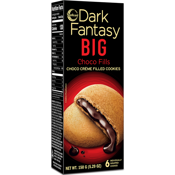 Sunfeast Dark Fantasy Big Choco Fills Cookies 150g (5.29oz)