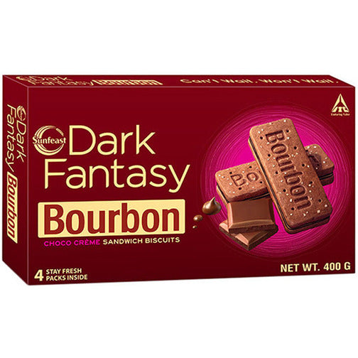 Sunfeast Dark Fantasy Bourbon Sandwich Biscuits 400g (14.11oz)
