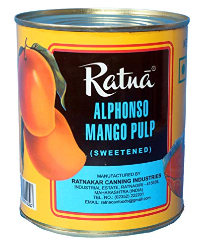 Ratna Alphonso Mango Pulp, 850g