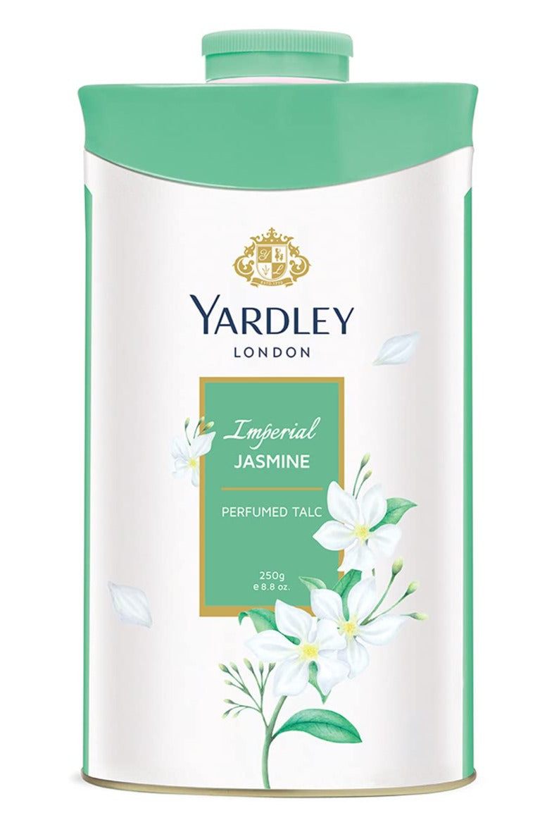Yardley London Imperial Jasmine Perfumed Talc Powder for Women, 250g