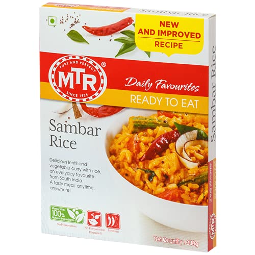 MTR Ready to Eat - Sambar Rice 10.58oz (300g)