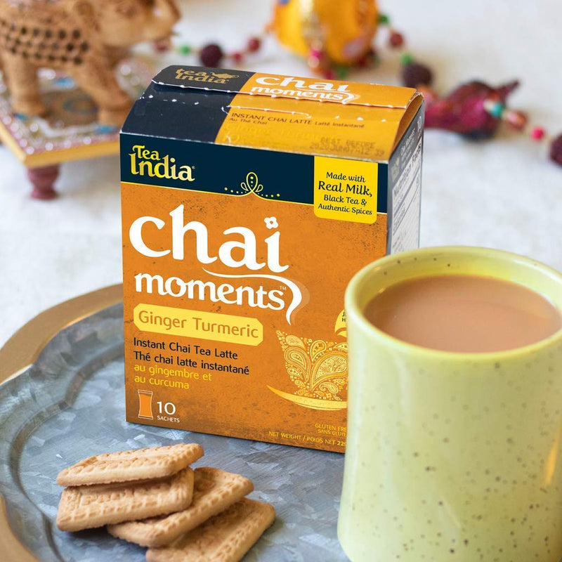 Tea India Chai Moments, Ginger (10 Sachets) 7.9oz (223g)