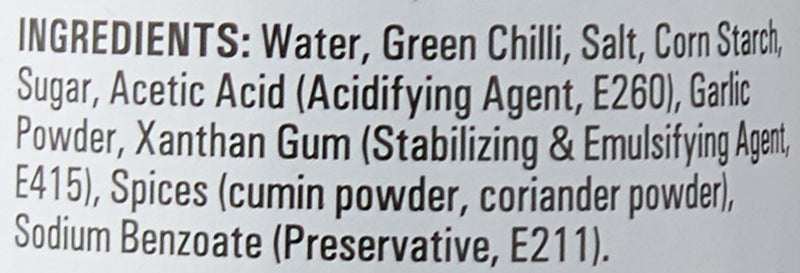 Ching's Secret Green Chilli Sauce, 6.7oz (190g)