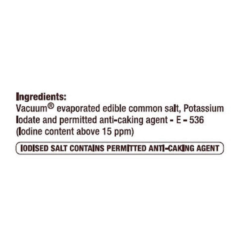 Tata Salt - Evaporated Iodized Salt - Vegetarian - From India, 1kg