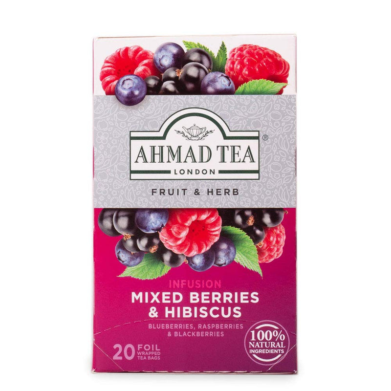 Ahmad Tea, Mixed Berries & Hibiscus Tea  20 Counts