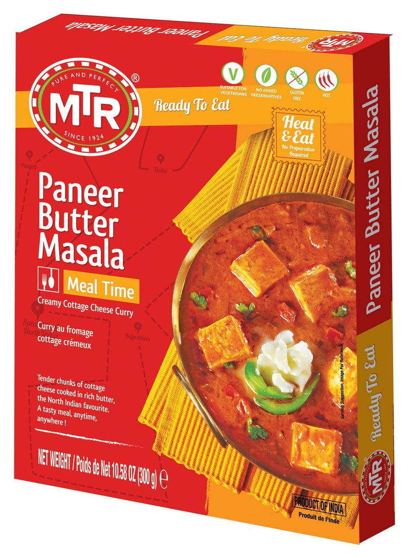 MTR Ready to Eat - Paneer Butter Masala 10.58oz (300g)