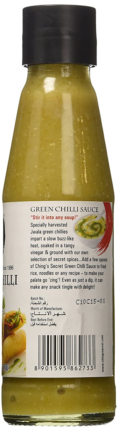 Ching's Secret Green Chilli Sauce, 6.7oz (190g)