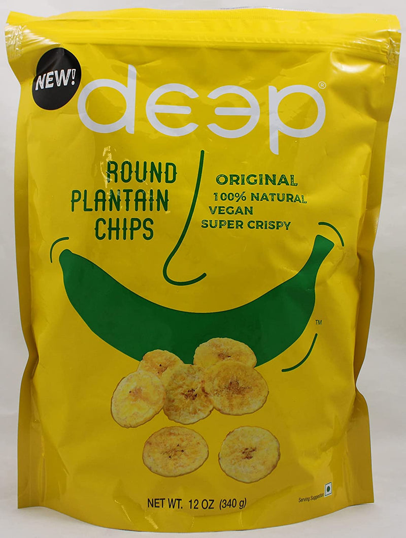 Deep Round Plantain Chips 12oz (340g)