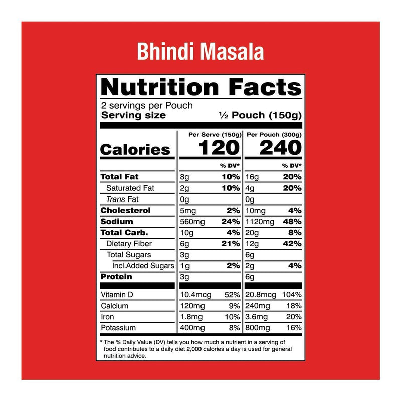 MTR Ready to Eat - Bhindi Masala 10.58oz (300g)