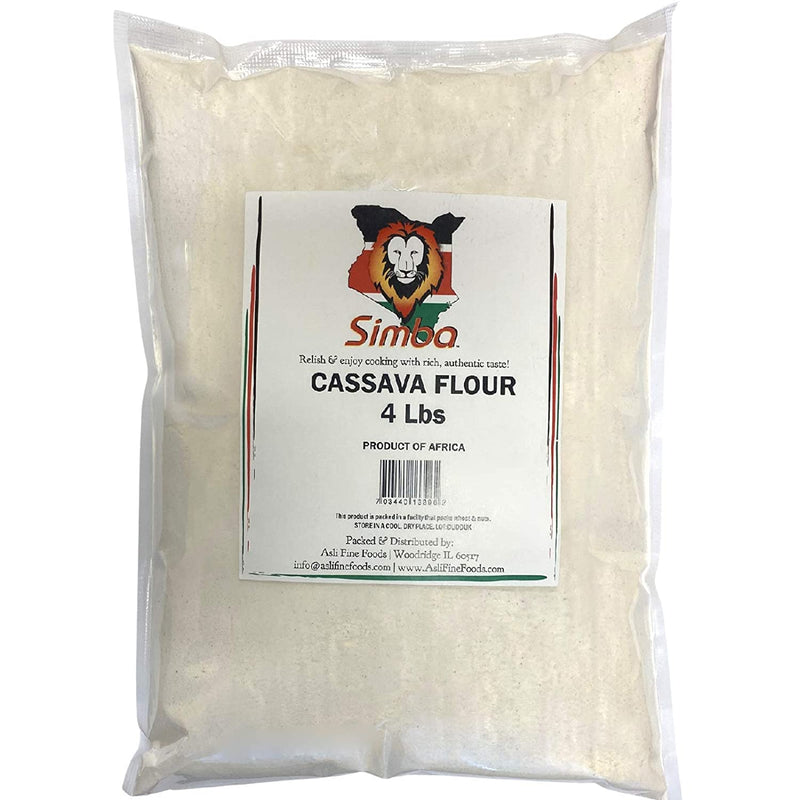 Simba Cassava Flour, 4 Pounds